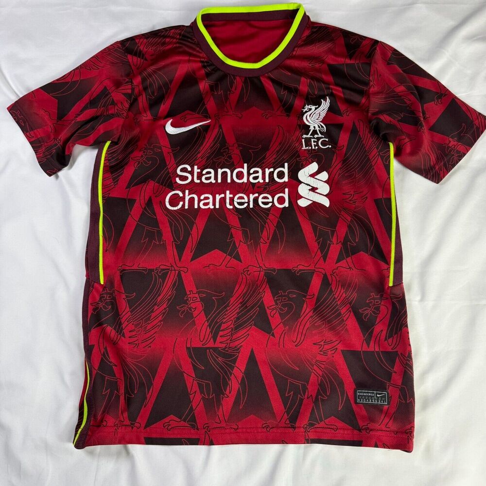 Nike Liverpool 2020 2021 Home Football Men Small Shirt Soccer Jersey Red